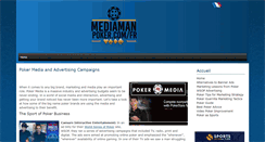 Desktop Screenshot of mediamanpoker.com