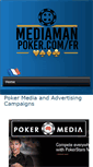 Mobile Screenshot of mediamanpoker.com